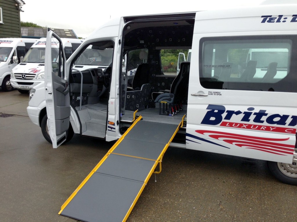 Luxury Wheelchair Accessible Mini Coach Britannia Coaches